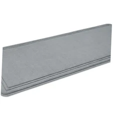  Memory Foam Bath Mat Non Slip Absorbent Super Cozy Velvet 59 x 23 Inch Grey