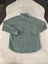 Lauren Ralph Lauren Kids 20 Button Down Shirt Green Plaid Top