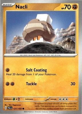 Nacli - 121/193 SV02: Paldea Evolved PAL Shin Nagasawa