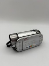 Canon FS200 Camcorder Video Camera HD Silver w/41x Zoom Untested READ