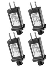 4 PCS 12V 6W 0.5A Class 2 Power Supply LED Transformer Replacement String