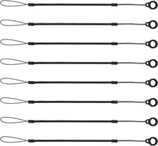 8pcs Elastic Tether Lanyard, 9.8 Inch Pen Leash Anti-Lose Stylus Tether Retracta