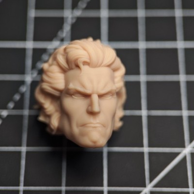Blank 1/18 1/12 1/10 Max E Unpainted Head Sculpt fit 3.75'' 6'' 7'' Figure Body
