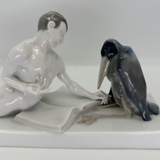 RARE ART NOUVEAU ROSENTHAL PHILOSOPHICAL DISPUTE MALE NUDE PORCELAIN FIGURINE