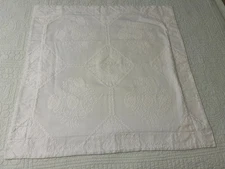 Chambers Euro 26"Pillow Sham Jacquard Floral Cotton Italy Luxury Linens