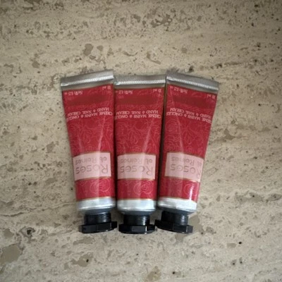 L’OCCITANE Rose et Reines Hand Cream – 3 ×10 ml Travel Size