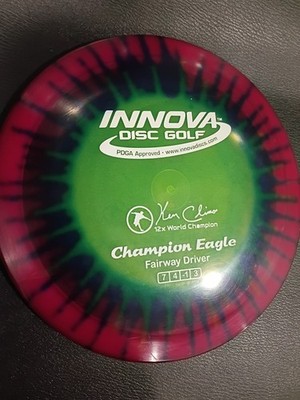 Innova Champion Eagle Ken Climo 12x Disc Golf Driver I-Dye 169g NOS 9+/10 HOT! 