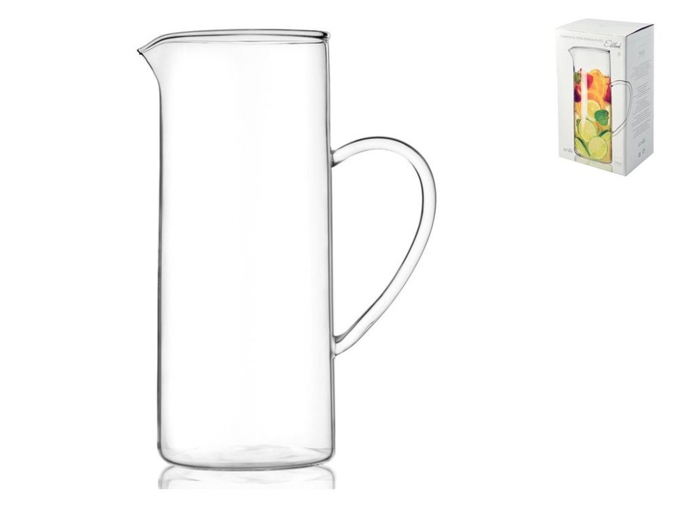 H&H Borosilicate Jug Estilook With Handle 1.2 L