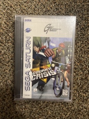 Sega Saturn Courier Crisis New Sealed US Version Rare Game Complete In Box CIB