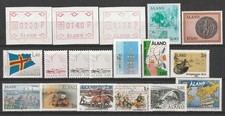 187) ALAND 1984 / 1990  SETS / SELECTION   - MNH / POSTFRISCH  -PERFECT