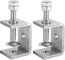 2 Pack 304 Stainless Steel C Clamps 1-7/8 Heavy Duty Woodworking Welding