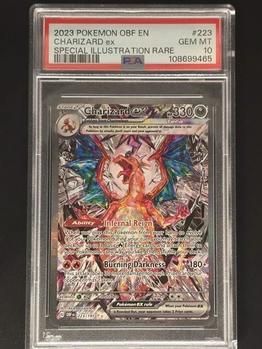 Charizard 223/197 Obsidian Flames Special Illustration Rare PSA 10 Gem Mint