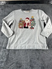 Women’s Bobbie Brooks Christmas Crewneck Large- Read