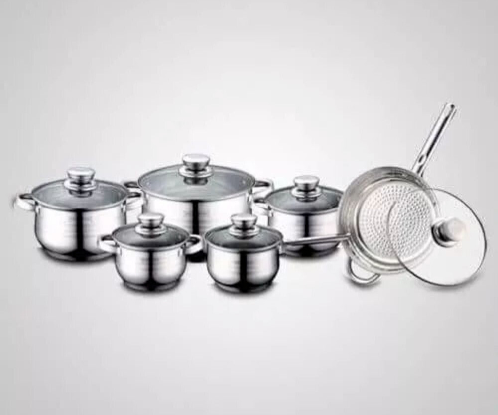 Royalty Line Batteria Pentole 12 Pezzi Acciaio Inox Induzione Offerta