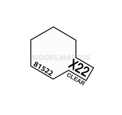 TAMIYA 81522 Mini 10ml X-22 Klar