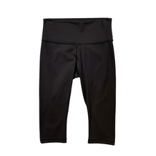 Lululemon Leggings Women 8 Black Wunder Under High Rise Luxtreme Pull On Capri