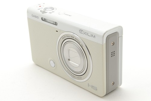 【 NEAR MINT w/Case 】Casio HIGH SPEED EXILIM EX-ZR50 White Digital camera JAPAN - Picture 6 of 9