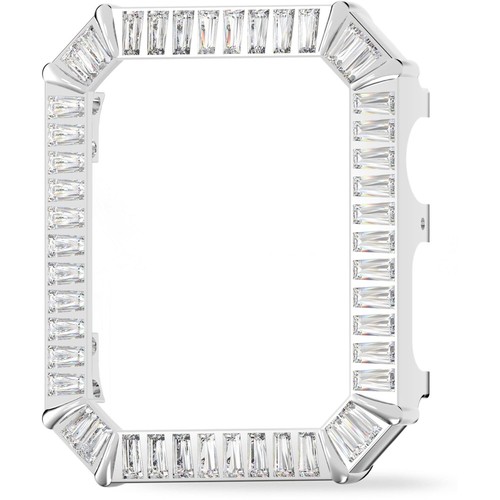 Swarovski Watch Case Millenia Compatible w/ Apple Series 4/5 Silver Tone 5619480 - 第 1/2 張圖片