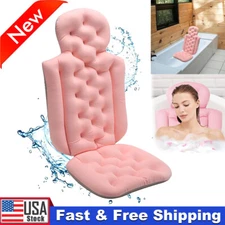 Full Body Bath Pillow for Bathtub, Thick Bathtub Cushion with Laundry Bag, Luxur