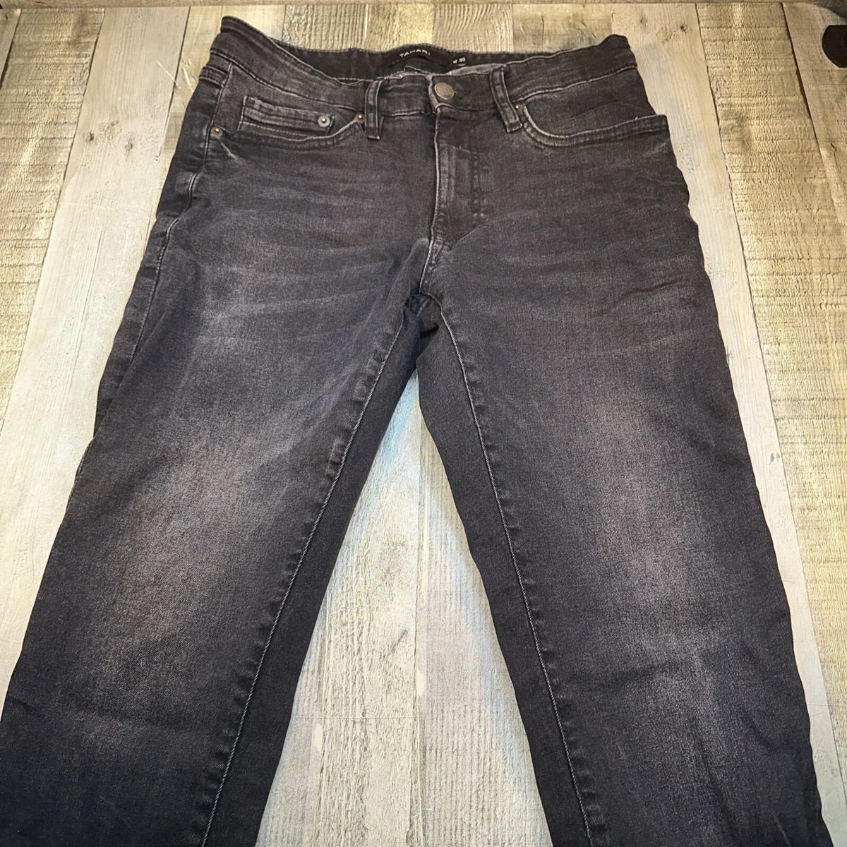 Men's Tahari Jeans Black 30x28 | eBay