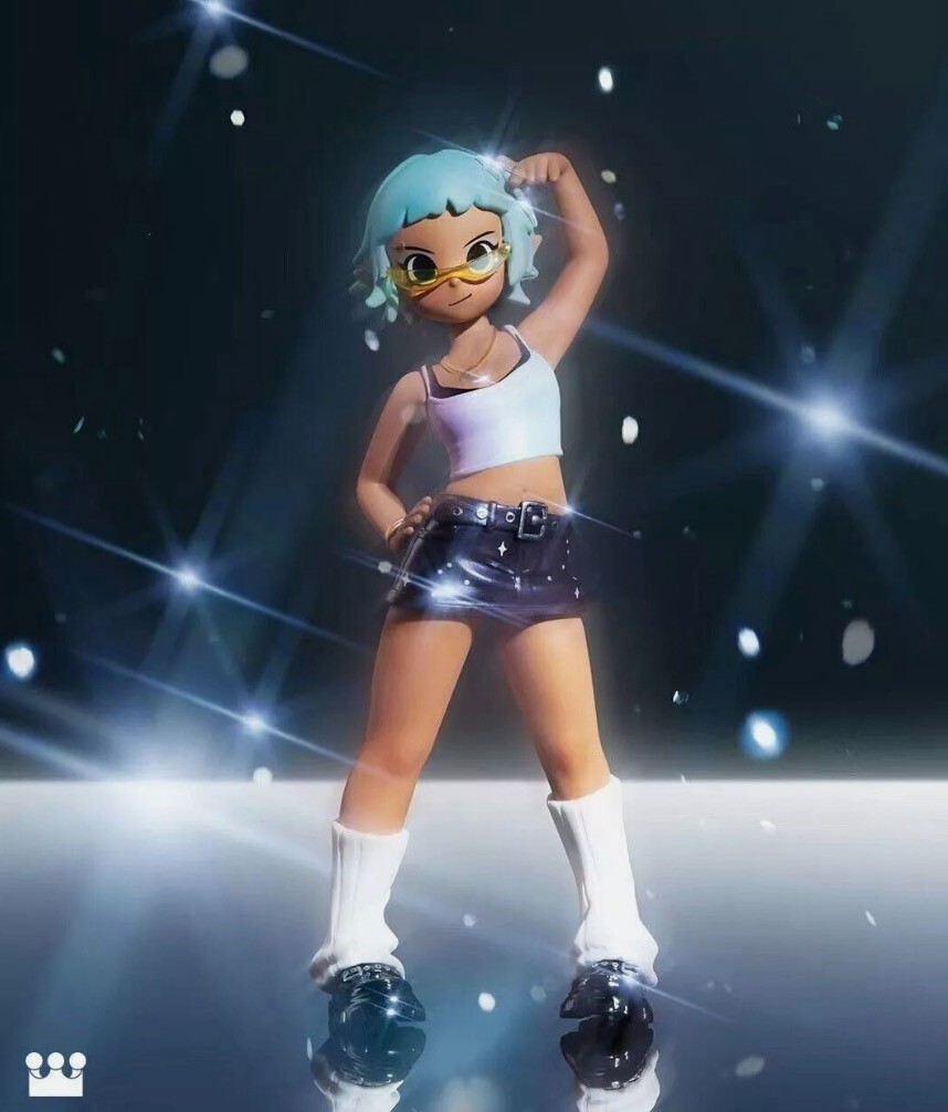 POP MART Peach Riot Punk Fairy Series Figure Toy Frankie Moonrise