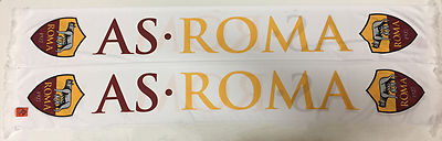 Sciarpa Ufficiale AS Roma - Righe Giallorosse, Logo Stemma, Per Tifosi