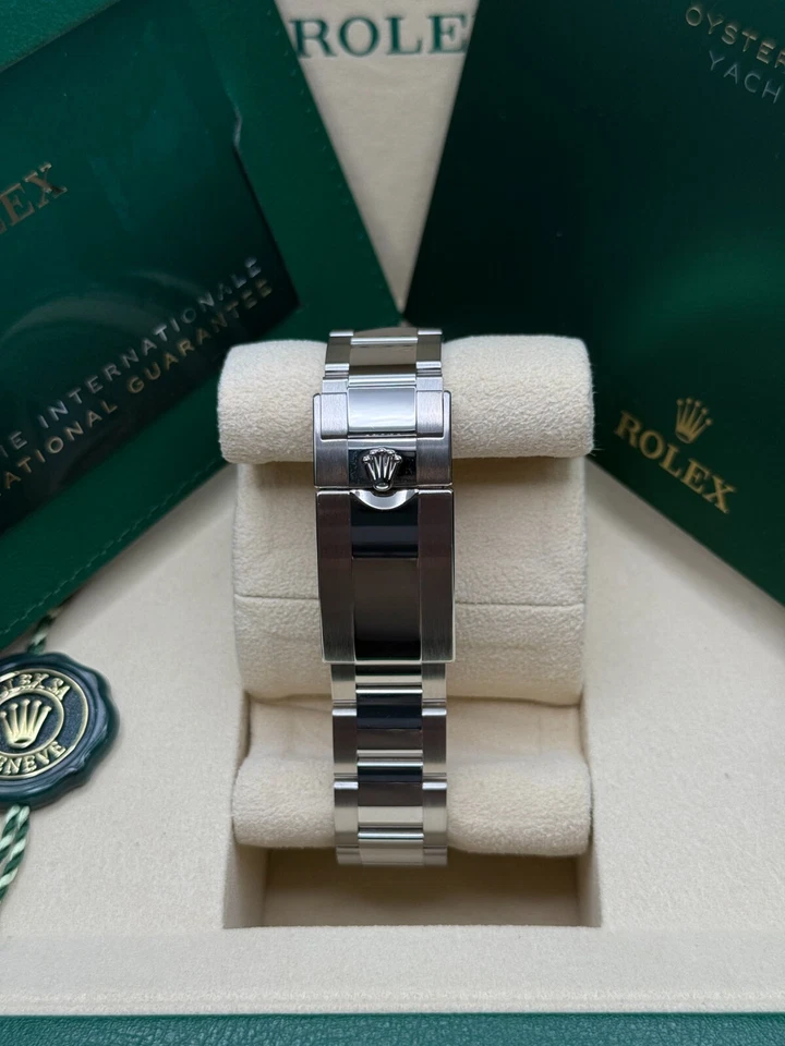 Rolex Yacht-Master 40 NUEVO 2025 esfera gris pizarra rodio platino pulsera ostra Foto 4 de 4