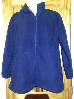 duluth trading Womens Shoreline Fleece Windproof Parka 2xl black - Main Image