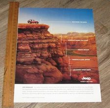 JEEP There's Only One AD 2001 Wrangler ONE magazine page advertisement