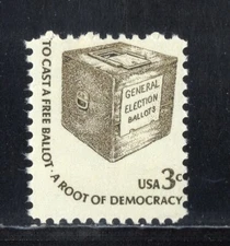1584 * BALLOT BOX * U.S. Postage Stamp  MNH 