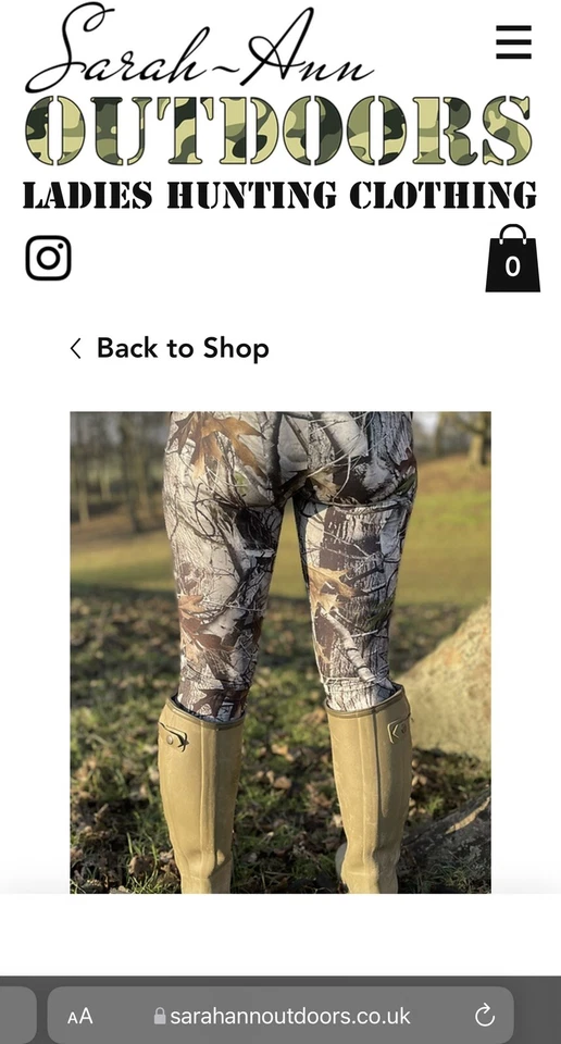 Hunting Realtree Pattern Camo Trousers Brand New One Size 6-16 - Image 2 of 4