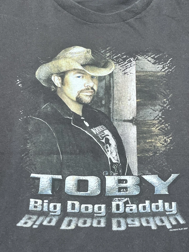 Camiseta De Colección Toby Kieth 2007 Gira de Conciertos Jóvenes Niños XL Banda de Country Foto 3 de 4