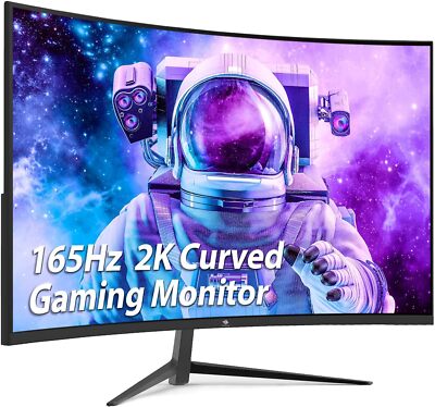 Z-EDGE 27 Zoll Curved Gaming Monitor 165Hz(DP) 144Hz(HDMI) 1ms MPRT 2K 2560x1440