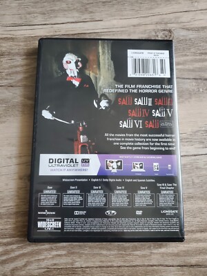 Saw: The Complete Movie Collection (DVD, 4-Disc) Saw Movies