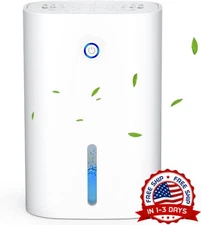 Deshumidificadores para el hogar, 2200 pies cúbicos portátiles compactos 27oz US