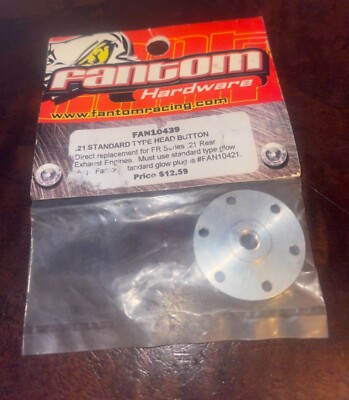FANTOM RACING FAN10439 .21 STANDARD TYE HEAD BUTTON RARE AND VHTF 