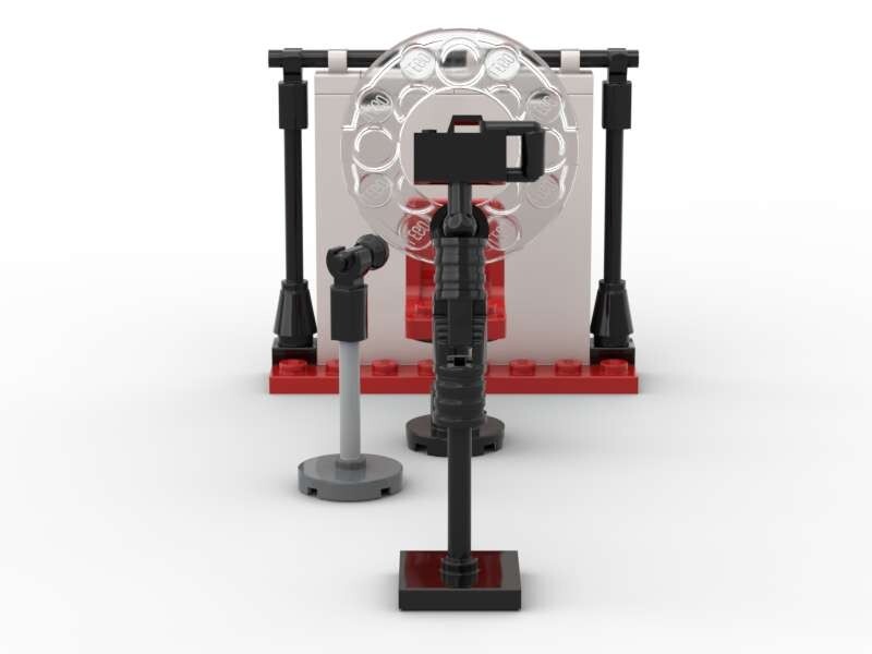 Custom Toy Ring Light & Backdrop Photo Studio Camera Mic Influencer eBay