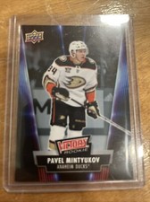2023-24 UPPER DECK SPRING EXPO Pavel Mintyukov VICTORY ROOKIE BLACK V-25