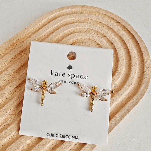 NWT Kate Spade Greenhouse Dragonfly Studs Earrings with dust Bag KG196 $59