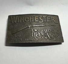 Vintage 1970s Winchester Repeating Arms Belt Buckle
