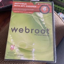 NEW 2011 Webroot Antivirus with Spy Sweeper PC, Personal Edition Sealed NEW