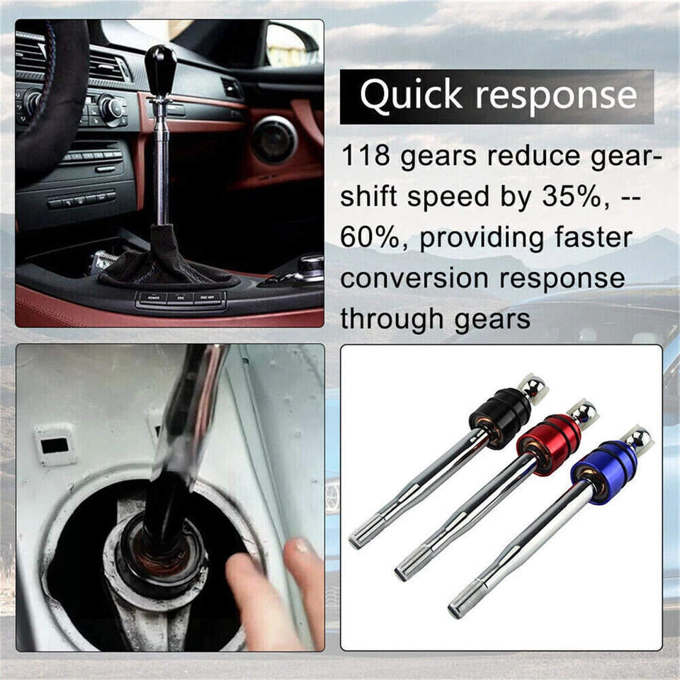 Short Throw Shifter Quick Gear Shift for E30 E36 E39 E46 M3 M5 3-Series 5-Series - Image 3 of 4