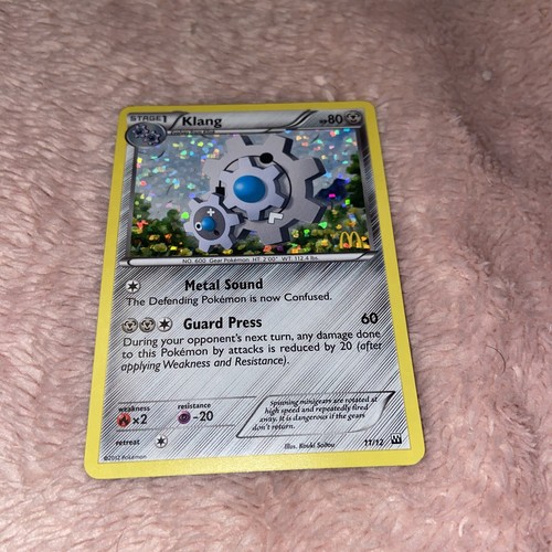 Klang 11/12 - 2012 McDonalds Promo - Holo - Pokemon Card - NM+