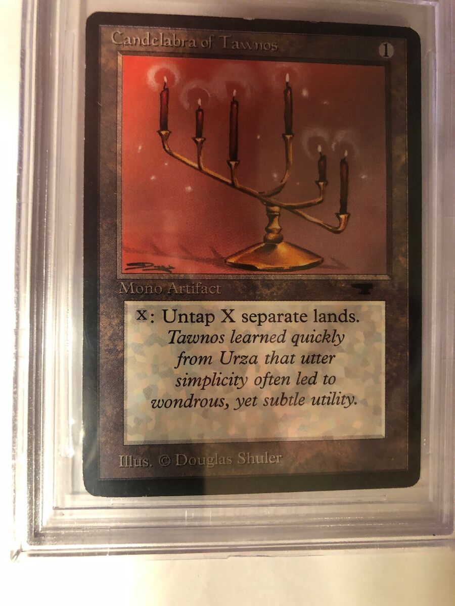 Candelabra Of Tawnos Antiquities BGS Grade 8/7/7/8 MTG NEAR Candelabra Of Tawnos Antiquities BGS Grade 8/7/7/8 MTG NEAR