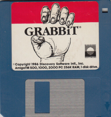 Discovery Grabbit Software 1 Floppy für Amiga Getestet