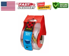 1.88 in x 22.2 yds Scotch Heavy Duty Shipping Tape with Dispenser, Easy-to-Use