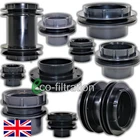 Solvent Weld Bulk Head Tank Connector For Fish Pond Filter Pipe 1.5" 2" 3" 4"