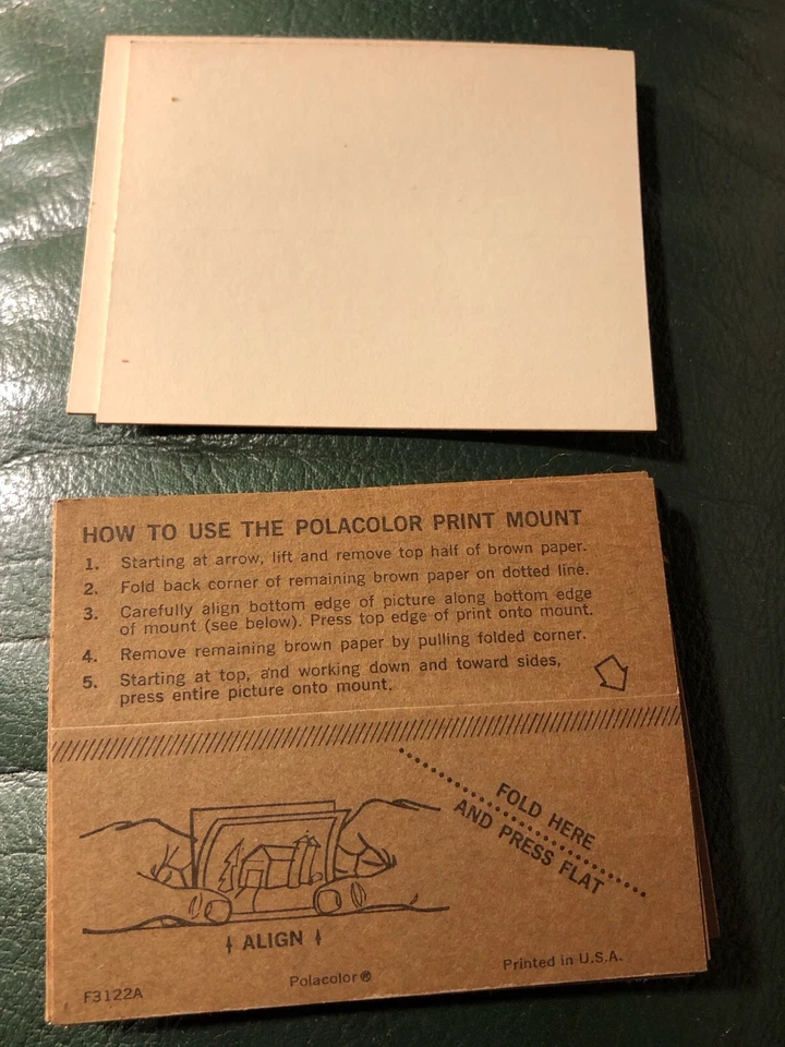 lot 35 papiers  vintage polaroïd POLACOLOR  années 60’’/70’’ - Photo 2/2