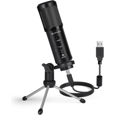 CU-POD Kondensator Mikrofon Mikro Kit Studio Sound Podcast mit Kopfhöreranschluss