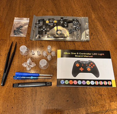 Multi-Colors D-pad Thumbsticks Buttons LED Kit for Xbox One S X Controller